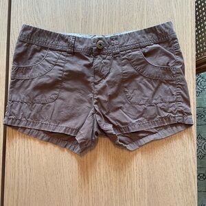 Brown shorts girls junior size 1